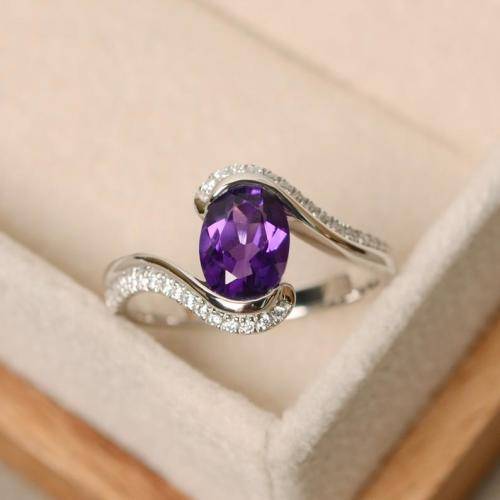 CHEAPER DEALS - 0.22ct NATURAL AMETHYST - BEAUTIFUL OVAL CUT
