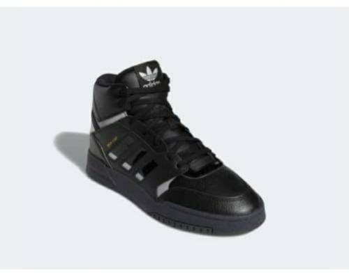 adidas Men`s DROP STEP Core Black / Silver Metallic EF7141 Size UK 9 (SA 9)