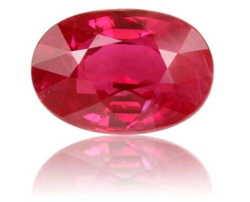 Natural Mined Oval Ruby 7.4mm x 5.4mm 1.55cts