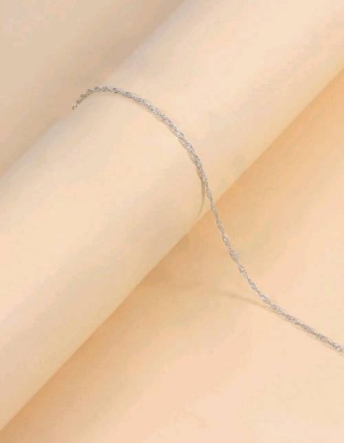 Ladies Silver Necklace. 47cm
