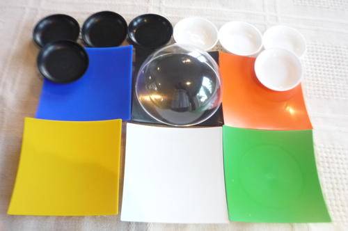 SUSHI  SQUARE  DISH SETS - 12 pces.- used by all the sushi restaurants -  (dish / dome / bowl )