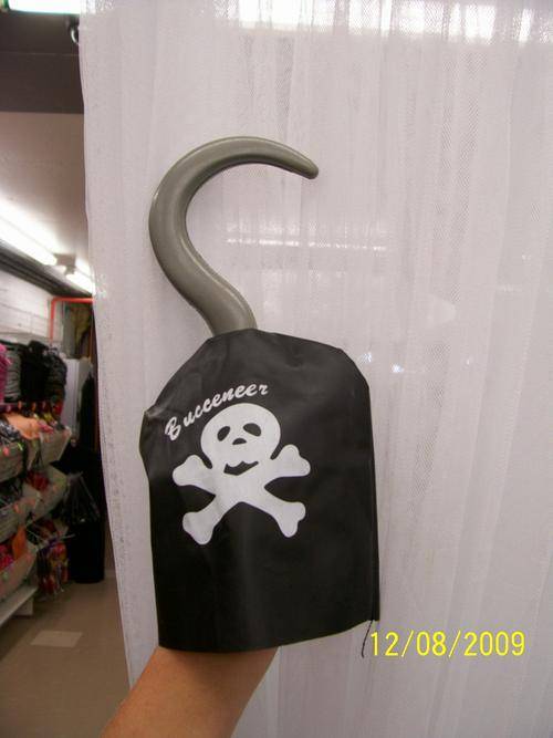PARTY - PIRATE HOOK - ADULT SIZES -