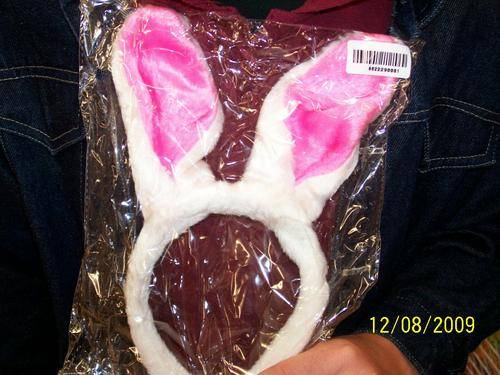PARTY - BUNNY EARS - ADULT SIZE - AS PER PICTURE