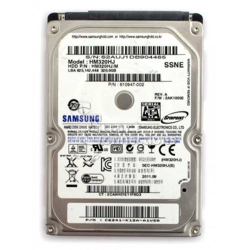 Samsung 320 gig drives