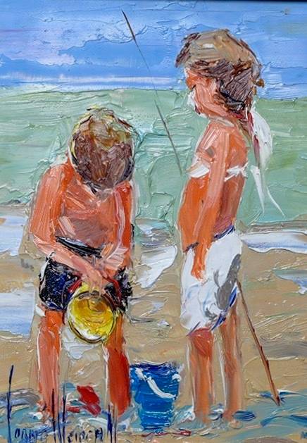 *** CORNE WEIDEMAN oil on board at a crazy R1 start *** 300mm x 210mm