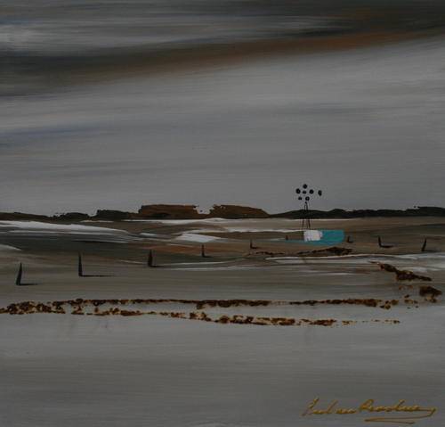 *** PAUL VAN RENSBURG acrylic on Board at a crazy R1 start *** 400mm x 400mm