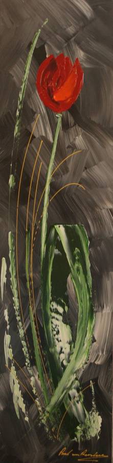 *** PAUL VAN RENSBURG acrylic on Board *** 1200mm x 300mm