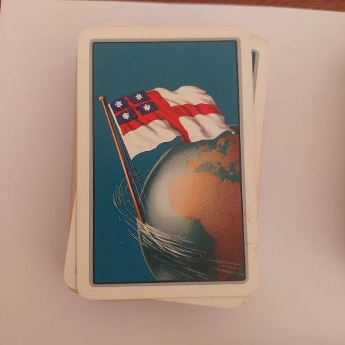 Shaw savill line playing cards