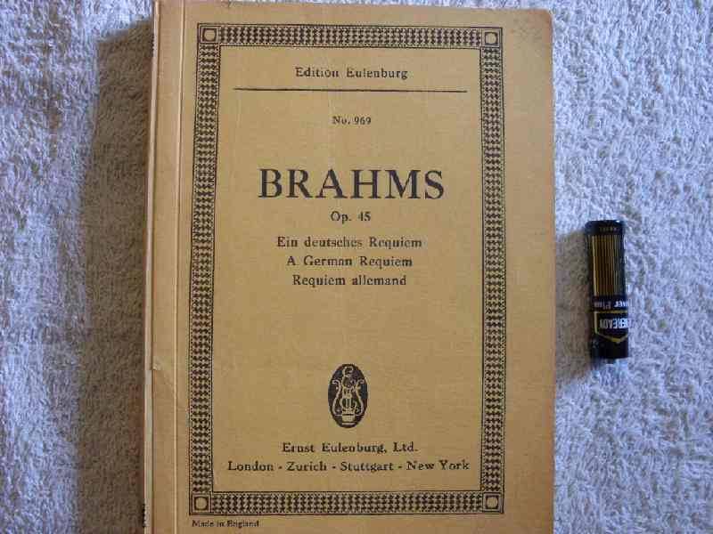 Brahms Op. 45 A German Requiem