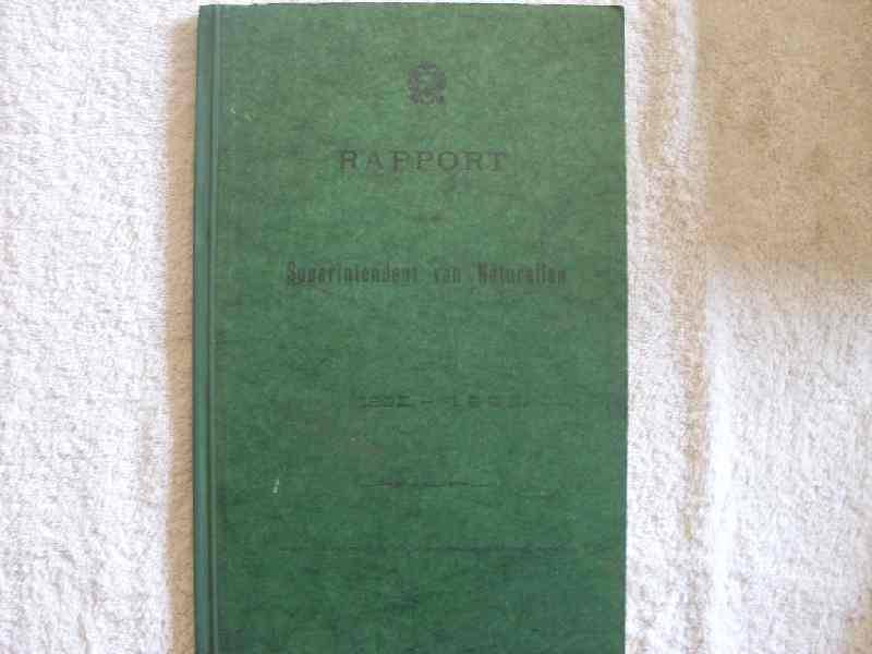 Rapport van den Superintendent van Naturellen 1892-1898