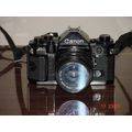 CANON  -A1- WITH  50 mil. LENS  1:1.8  FD  AND  CANON  MOTOR  DRIVE  -MA-