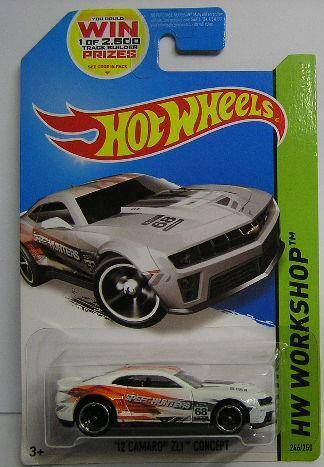 Hotwheels Hot Wheels Diecast Model Car 2014 246 / 250 Chevy Chevrolet Camaro ZL 1 Concept 2012 1/64