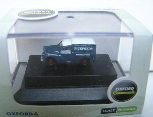 Oxford Diecast Model Car NMM050 Morris Minor 1000 Van "Pickfords" 1/144 N railway scale new in pack