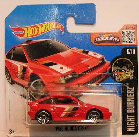 Hotwheels Hot Wheels Diecast Model Car 2016 85 / 250 Honda CRX CR-X 1985 1/64 scale new in pack