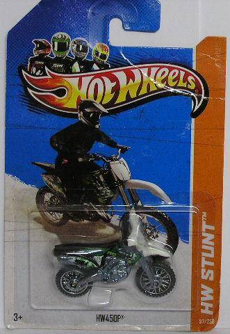Hotwheels Hot Wheels Diecast Model Motorcycle Bike 2013 97 / 250 HW 450F 450 F new in pack