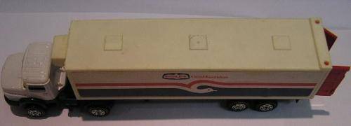 Corgi Diecast Model 2020 Mercedes Benz Truck +  Refrigerator Trailer Made in Great Britain 1/64 scal