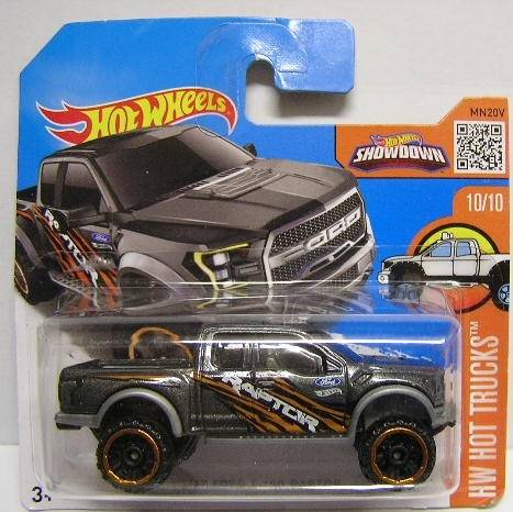 Hotwheels Hot Wheels Diecast Model Car 2016 150 / 250 Ford F 150 F150 Raptor Pickup 2017 1/64 scale