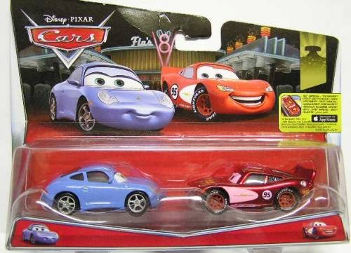 Disney Pixar Diecast Model Car Cars Movie Film Radiator Springs Series Sally & Lightning McQueen