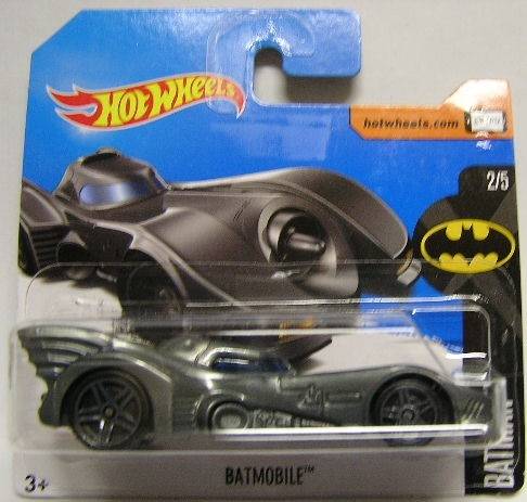Hotwheels Hot Wheels Diecast Model Car 2017 134 / 365 Batman Movie Film Batmobile 1/64 scale new