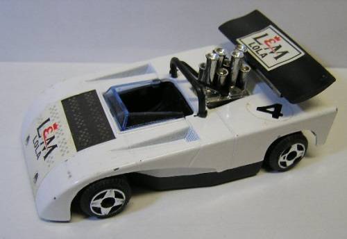 Politoys Diecast Model Car E 33 Lola L&M 260 Can Am CanAm No 4 1/43 scale in pack