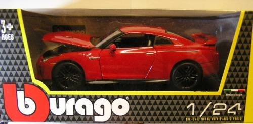Burago Diecast Model Car 20001 Nissan GT-R GTR 2017 1/24 scale new in pack