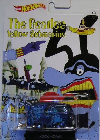 Hotwheels Hot Wheels Diecast Model Car Beatles Series Kool Kombi Blue Meanie new in pack