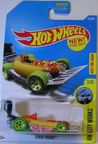 Hotwheels Hot Wheels Diecast Model Car First Ed 2017 331 / 365 Street Wiener new in pack