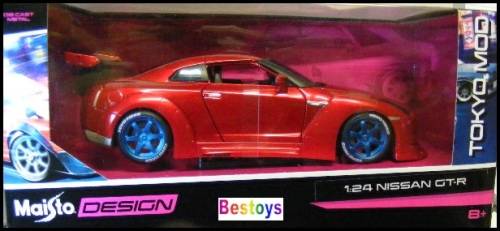 Maisto Diecast Model Car 32526 Design Tokyo Nissan GT-R GTR 1/24 scale new in pack