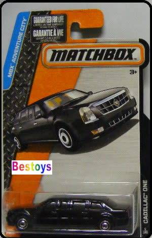 Matchbox Diecast Model Car 2016 5 / 120 Cadillac One USA American Presidential Limousine 1/64 scale