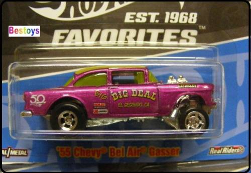 Hotwheels Hot Wheels Diecast Model Car 50th Anniv VW Drag Bus Ford Galaxie Chevy Dodge 1/64 scale