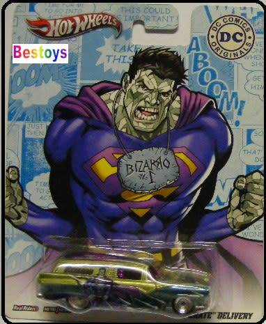 Hotwheels Hot Wheels Diecast Model Car Pop Culture DC 8 Crate Delivery Bizarro 1/64 scale new in pac