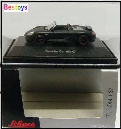 Schuco Diecast Model Car 25996 Porsche Carrera GT 1 1/87 HO railway scale new in pack