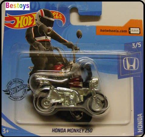 Hotwheels Hot Wheels Diecast Model Motorcycle Bike 2020 10 / 250 Honda Monkey Bike Z50 Z 50 new