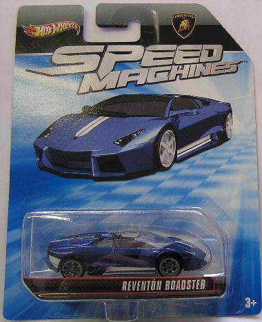 Hot Wheels Diecast Model Car Speed Machines , Lamborghini Reventon Roadster , 2010 on card , new