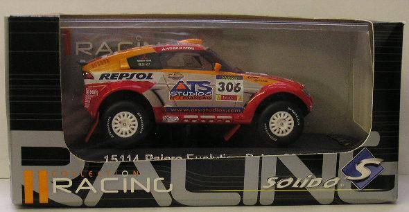 Solido Diecast Model Car 15114 , Mitsubishi Pajero Evolution Dakar Rally 2005 , 1/43 scale , new