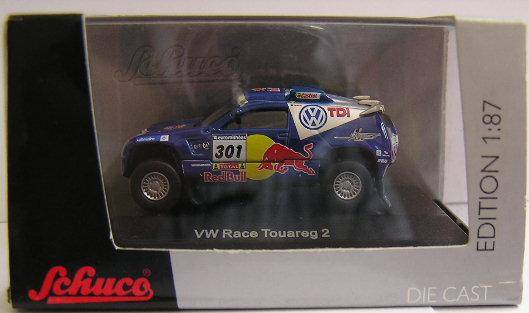 Schuco Diecast Model Car 25327,Volkswagen VW Touareg 2 Motorsport Dakar Rally 2011 301, De Villiers