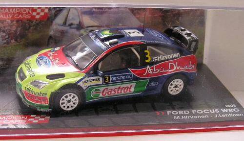 Champion Rally Cars Collection Diecast Model Car ,Ford Focus WRC 2008 No. 3 , 1/43 scale ,new in box