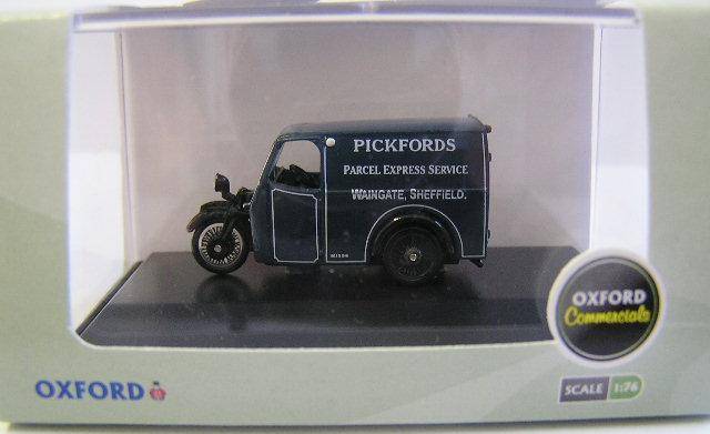 Oxford Diecast Model Bike TV002 3 wheel Tricycle Van "Pickfords" 1/76 OO railway scale new in pack