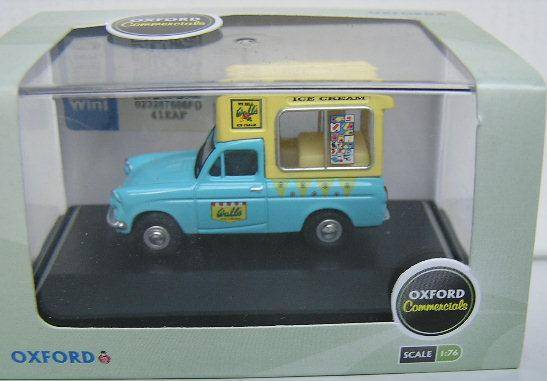 Oxford Diecast Model Car ANG003 Ford Anglia Van HighTop "Walls Ice Cream" 1/76 OO railway scale new