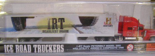 Norscot Peterbilt 389 Model Truck + Trailer 58612 History Channel TV Ice Road Truckers 1/87 HO rail