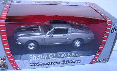 Road Signature Diecast Model Car Ford Shelby GT 500 KR 1968 1/43 scale new in pack