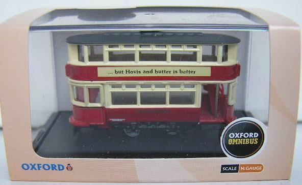 Oxford Diecast Model NTR001 London Transport Tram "Hovis" 1/144 N scale new in pack