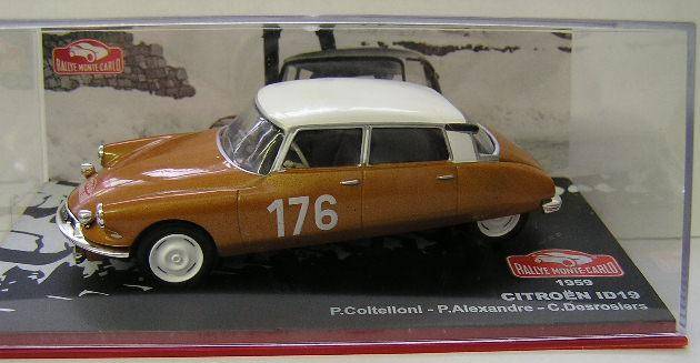 Rally Monte Carlo Diecast Model Car Collection Citroen ID 19 1959 No. 176 1/43 scale new in pack
