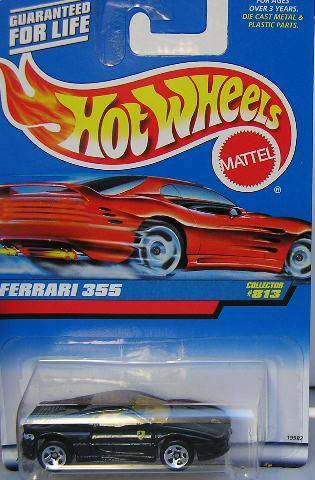 Hotwheels Hot Wheels Diecast Model Car 1997 813 Ferrari 355 1/64 scale new in pack