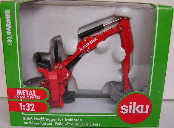 SIKU Diecast Model 2066 A.Moser Backhoe loader for tractor Farm Agricultural 1/32 scale new in pack
