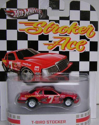 Hotwheels Hot Wheels Diecast Model Car Retro Series TV Film Stocker Ace T-Bird No 7 1/64 scale new