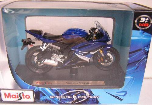 Maisto Diecast Model Motorcycle Bike Yamaha YZF R6 R 6 1/18 scale new in pack