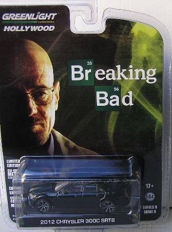 Greenlight Diecast Model Car Hollywood Series 9 TV Breaking Bad Chrysler 300 C SRT 8 2012 1/64 scale