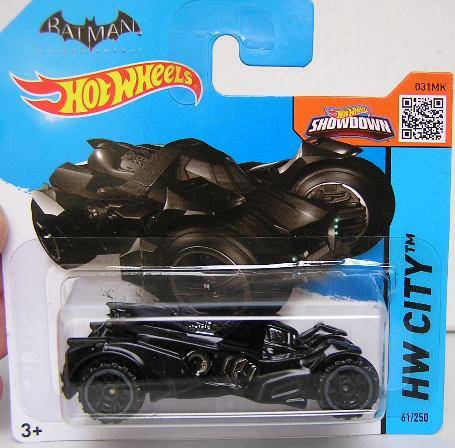 Hotwheels Hot Wheels Diecast Model Car Movie Film TV 2015 61 / 250 Batman Batmobile Arkham Knight