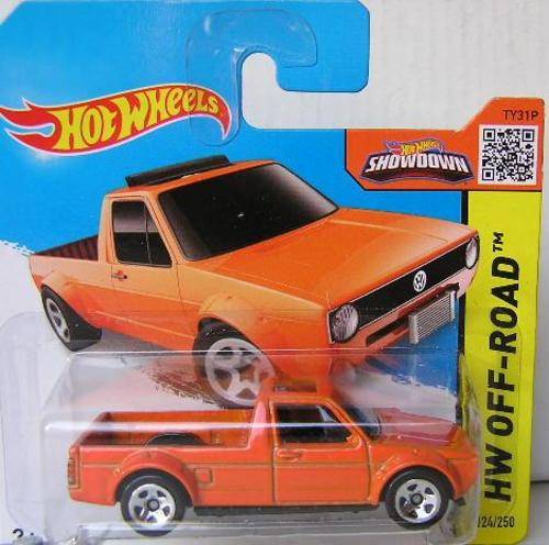 Hotwheels Hot Wheels Diecast Model Car 2015 124 / 250 VW Volkswagen Caddy 1/64 scale new in pack